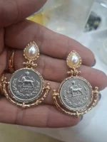 خرید گوشواره سکه شیر و خورشید