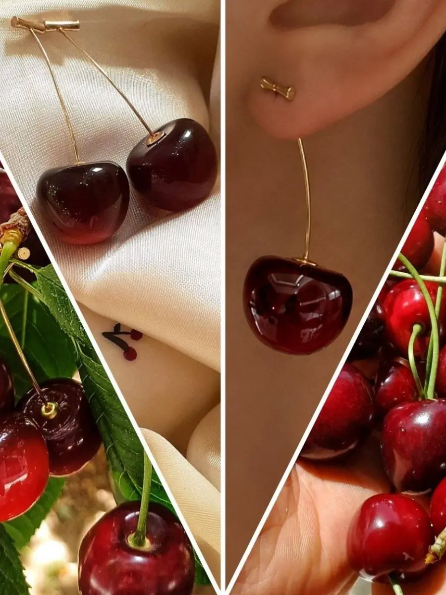 قیمت گوشواره گیلاسی